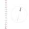 Crystal Lane DIY Glass Garden 8mm Opaque Small Flower Caps Bead Strand, 25pcs